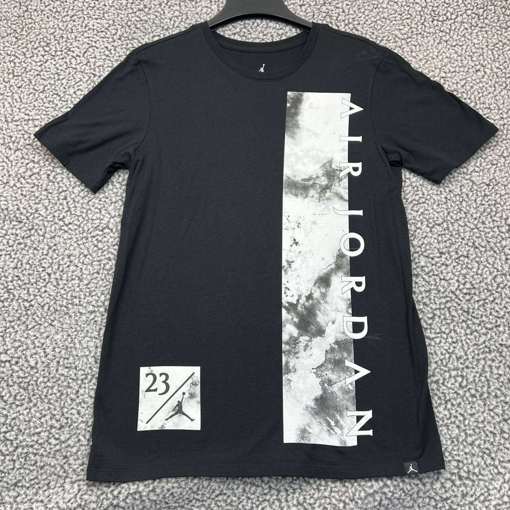 Air Jordan 23 Shirt Men Small Black Jumpman Short Sleeve Crew Neck S